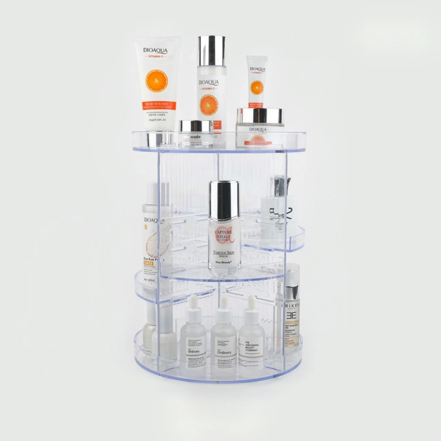 استند گرد گردان سه طبقه رویه ساده