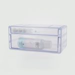 دراور دو کشو بزرگ شفاف مناسب نظم‌دهی لوازم آرایش و وسایل کوچک