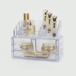 استند سه کشو متوسط با رویه ساده و کشوی کشیده