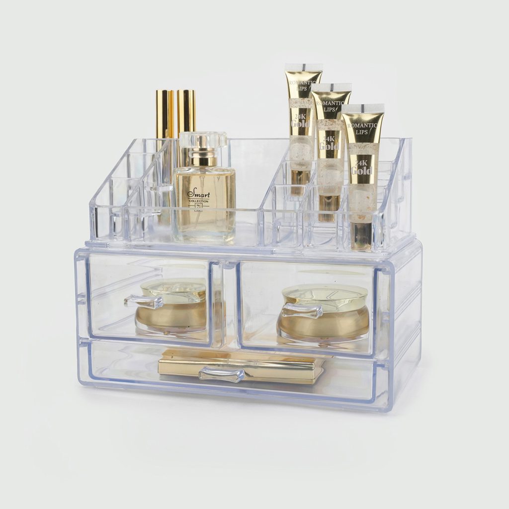 استند سه کشو متوسط با رویه ساده و کشوی کشیده